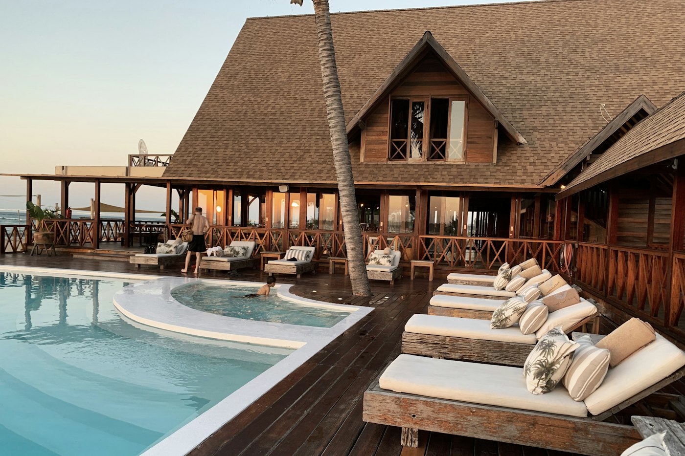 Poolside at a premium resort